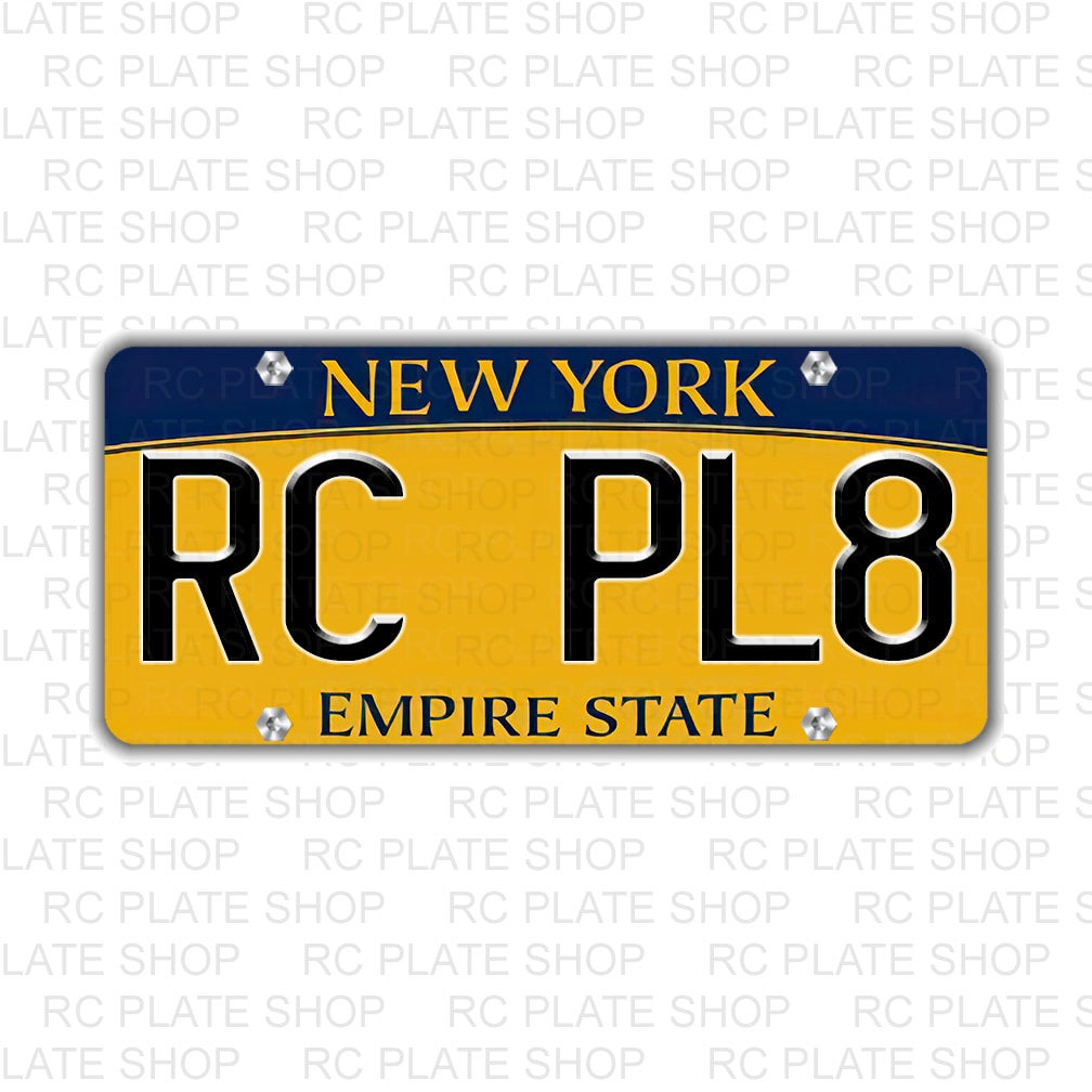 RC Model Car Truck USA American Scale Number License Plates