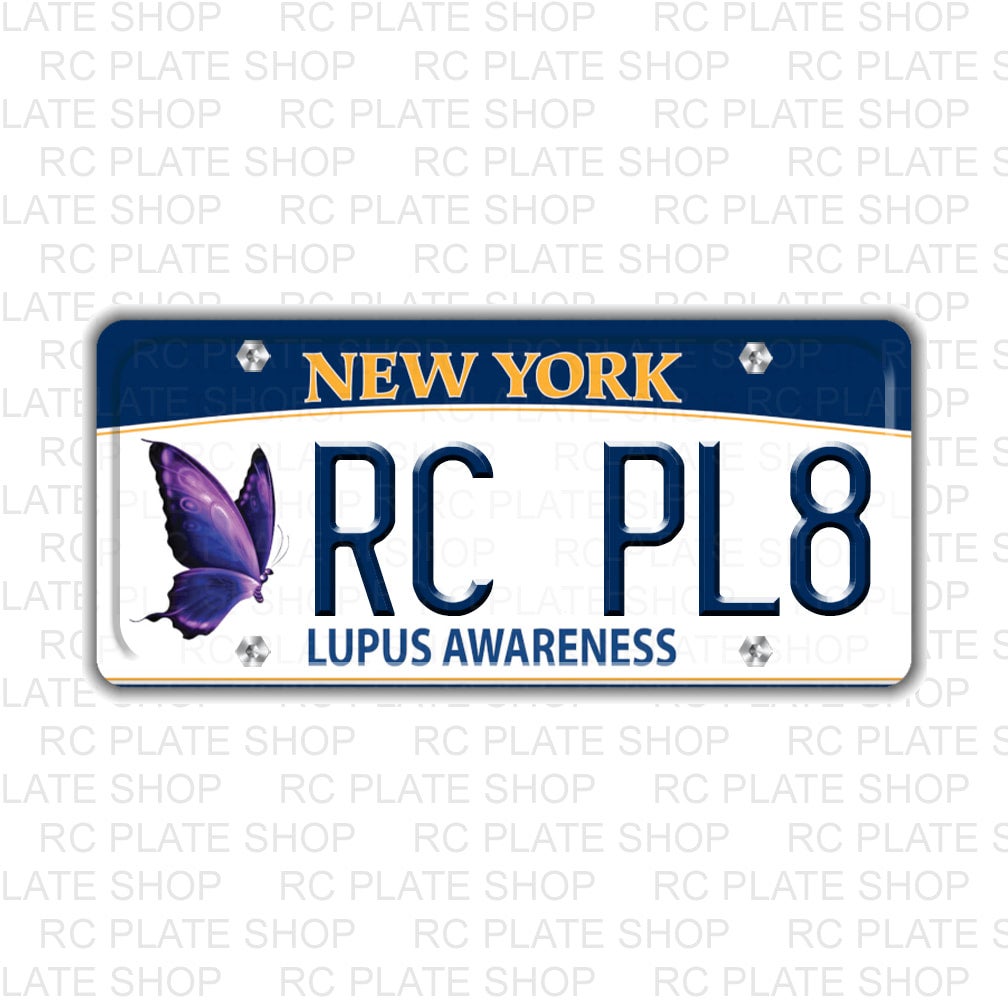 New York RC License Plate | RC PLATE SHOP